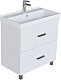 Mixline Мебель для ванной Стив 80 R 2 ящика белая – фотография-20
