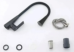 Frap Смеситель для кухни H71-6 F4471-6 черный – фотография-3