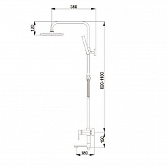 Raiber Душевая стойка R0805  – фотография-2