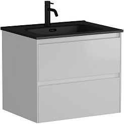 Sancos Тумба с раковиной Cento 60 белый глянец раковина Element 61 CN7001MB – фотография-1