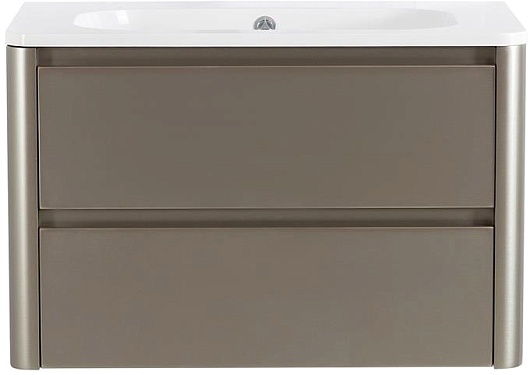 Cezares Тумба с раковиной без отверстия под смеситель Relax 80 подвесная сатин – фото-1