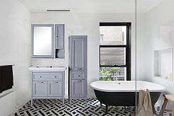 ASB-Woodline Мебель для ванной Гранда 85, шкафчик, grigio серый – фотография-3