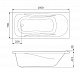 Am.Pm Акриловая ванна Sense 150x70 с каркасом W75A-150-070W-KL – фотография-8