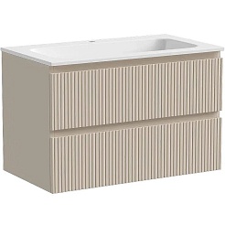 Sancos Мебель для ванной Snob T 80 beige soft – фотография-4