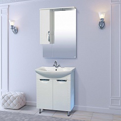 Misty Мебель для ванной Престиж 70 L белый – фотография-6