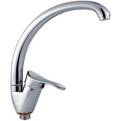 Frap Смеситель для кухни H14 F4114-2 хром – фотография-1