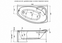 Aquanet Акриловая ванна Sofia 170x90 R – фотография-9