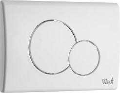 WeltWasser Инсталляция для унитаза Marberg 507 RD WT с белой глянцевой клавишей смыва – фотография-2