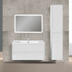 Vincea Тумба с раковиной Vico 100 подвесная белая – фотография-7