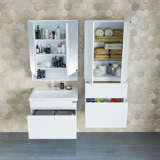 СанТа Тумба с раковиной Марс 70 подвесная – картинка-3