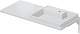 СанТа Мебель для ванной под стиральную машину Марс 110 R 1 ящик подвесная белая – картинка-28