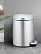 WeltWasser Ведро для мусора WW Lora MT 6L сталь матовая – фотография-4