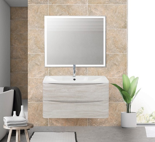 BelBagno Тумба с раковиной ACQUA 800 Rovere Vintage Bianco – картинка-3