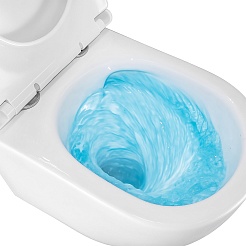 Azario Унитаз подвесной Bonelle AZ-2801E безободковый белый – фотография-10