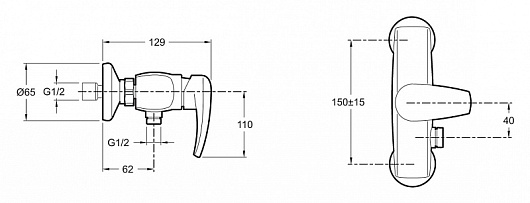Jacob Delafon Смеситель Tea E71601-CP – картинка-3