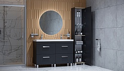 Velvex Тумба под раковину Orlando 120 графит – фотография-6