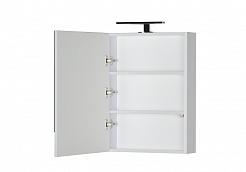 Aquanet Зеркальный шкаф Нота 50 камерино, белый (175670) – фотография-2