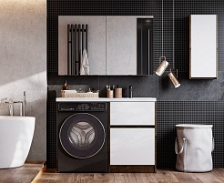 Акватон Тумба под раковину Лондри 60 дуб кантри – фотография-10