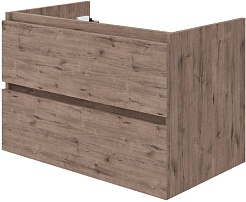 Teymi Тумба с раковиной Laina 75 подвесная дуб темный – фотография-7