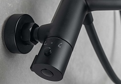 Aquatek Смеситель для ванны с душем Вега AQ1043MB матовый черный – фотография-4