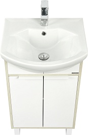 Акватон Тумба под раковину Рико 50 белая, ясень фабрик – фотография-3