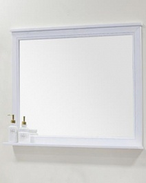 Акватон Зеркало для ванной "Идель 105" дуб белый – фотография-1