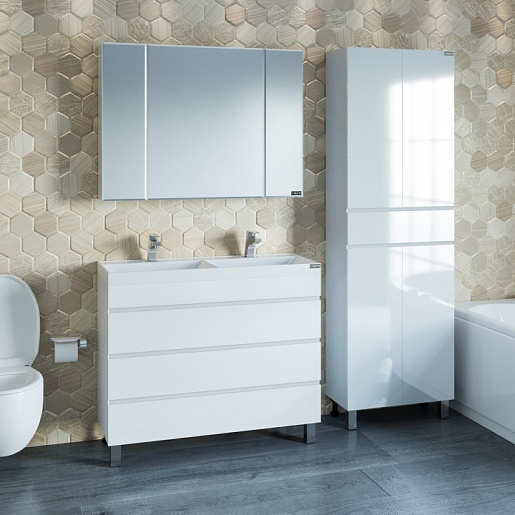 СанТа Тумба с раковиной Марс 100 напольная, Юпитер 100 – картинка-5