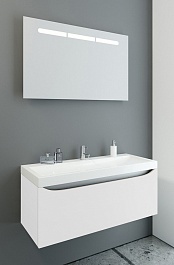Aqwella Мебель для ванной Верона 100 белая – фотография-3