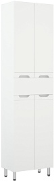 Corozo Шкаф пенал Лея 50 Z1 белый – фотография-1