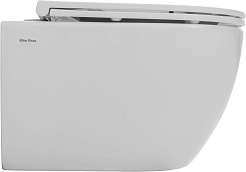 Allen Brau Унитаз подвесной Priority 4.31008.20 белый глянец с крышкой 4.31010.20 – фотография-14