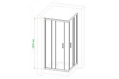 Royal Bath Душевой уголок 80/80 HPD RB 80 HPD-T – фотография-5