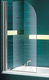 Aessel  Шторка на ванну Aessel Румба (L) серебристый профиль – фотография-1