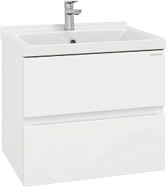 Onika Тумба под раковину Эвада 60 подвесная белая – фотография-1