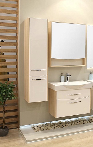 Акватон Пенал для ванной Инфинити 35 L ясень коимбра – картинка-3