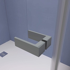 RGW Душевой уголок Stilvoll SV-040Gr 120x100 профиль серый стекло матовое сатинат – фотография-5