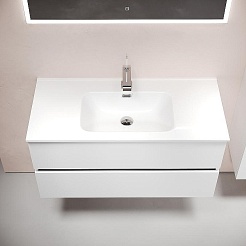 Sancos Тумба под раковину Urban 100 белый глянец – фотография-5