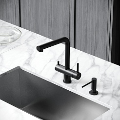 Sancos Смеситель для кухни Spin черный матовый SC4015MB – фотография-3