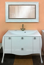 Aquanet Зеркало для ванной "Мадонна 120" белое (168325) – фотография-3