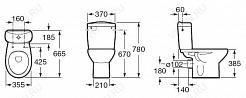 Roca Унитаз-компакт Victoria 342399000 – фотография-5