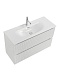 BelBagno Тумба с раковиной Uno mini 100 подвесная Bianco Opaco с раковиной BB-8099-3-100 – картинка-28