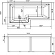 Marka One Акриловая ванна Linea 165x85 R – фотография-8