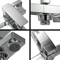 Tokito Смеситель для ванны AKARI хром TOK-AKA-1014 – фотография-3