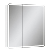 Equil Зеркальный шкаф Soldi 80 белый софт