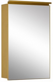 De Aqua Зеркало-шкаф для ванной Алюминиум 50 (AL 501 050 G) золото – фотография-1