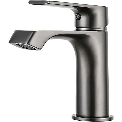 Frap Смеситель для раковины H71-9 F1071-9 оружейная сталь – фотография-1