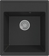 Teymi Мойка кухонная Helmi Smart 42 кварцевая черная матовая