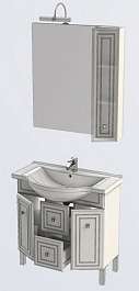 Aquanet Мебель для ванной "Стайл 85" с ящиками (181585) – фотография-4