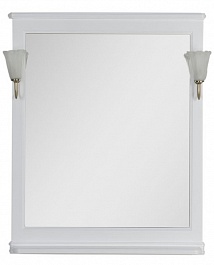 Aquanet Зеркало Валенса 80 белое (180151) – фотография-3