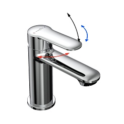 Tokito Смеситель для раковины KANDA хром TOK-KAN-1011 – фотография-5