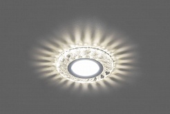 Feron Светильник встраиваемый CD907 с белой LED-подсветкой белый – фотография-2